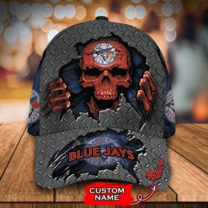 Personalized Toronto Blue Jays Skull 3D Classic Baseball Cap CGI953