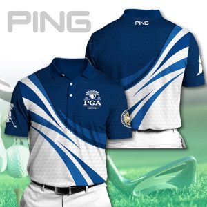 Pga Championship Ping Polo Shirt Golf Shirt 3D PLS043