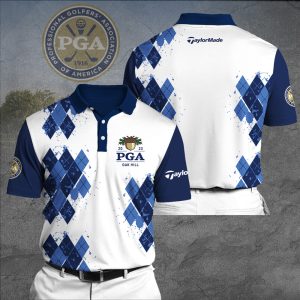 Pga Championship TaylorMade Polo Shirt Golf Shirt 3D PLS217