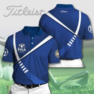 Pga Championship Titleist Polo Shirt Golf Shirt 3D PLS070