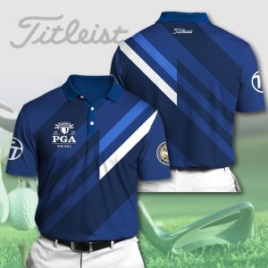 Pga Championship Titleist Polo Shirt Golf Shirt 3D PLS073