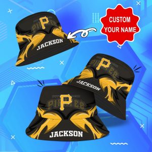 Pittsburgh Pirates MLB Bucket Hat Personalized SBH186