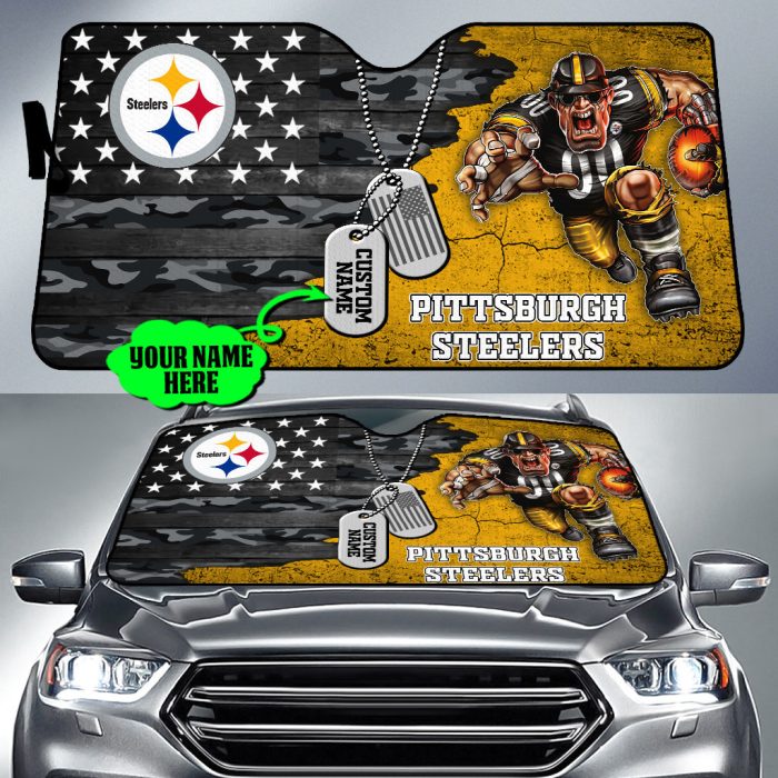 Pittsburgh Steelers Eagles NFL Car Sun Shade CSS0711