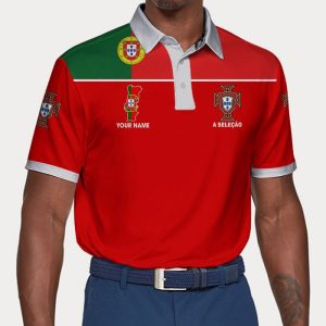 Portugal national football team Polo Shirt Golf Shirt 3D PLS1952