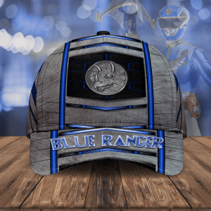 Power Rangers Blue Ranger 3D Baseball Cap - Gray CGI2078