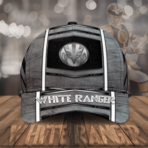 Power Rangers White Ranger 3D Baseball Cap - Gray CGI2099