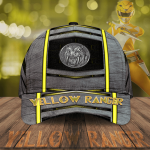 Power Rangers Yellow Ranger 3D Baseball Cap - Gray CGI2065