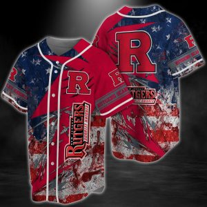 Rutgers Scarlet Knights NCAA Baseball Jersey BJ2435
