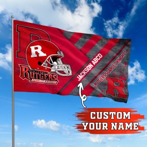 Rutgers Scarlet Knights NCAA Personalized Fly Flag Outdoor Flag Fl121