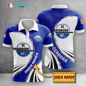 SC Paderborn Polo Shirt Golf Shirt 3D PLS2313