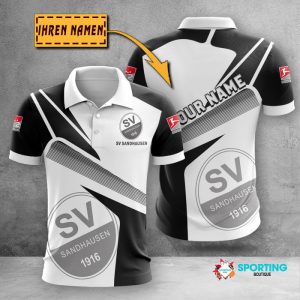 SV Sandhausen Polo Shirt Golf Shirt 3D PLS486