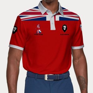 Salford City Polo Shirt Golf Shirt 3D PLS1868