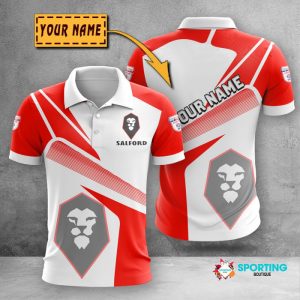 Salford City Polo Shirt Golf Shirt 3D PLS368