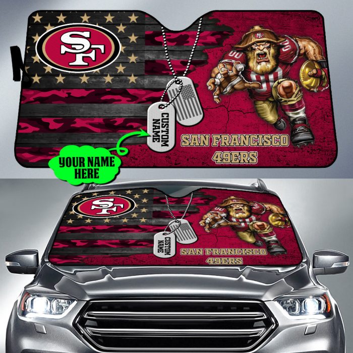 San Francisco 49ers NFL Car Sun Shade CSS0694