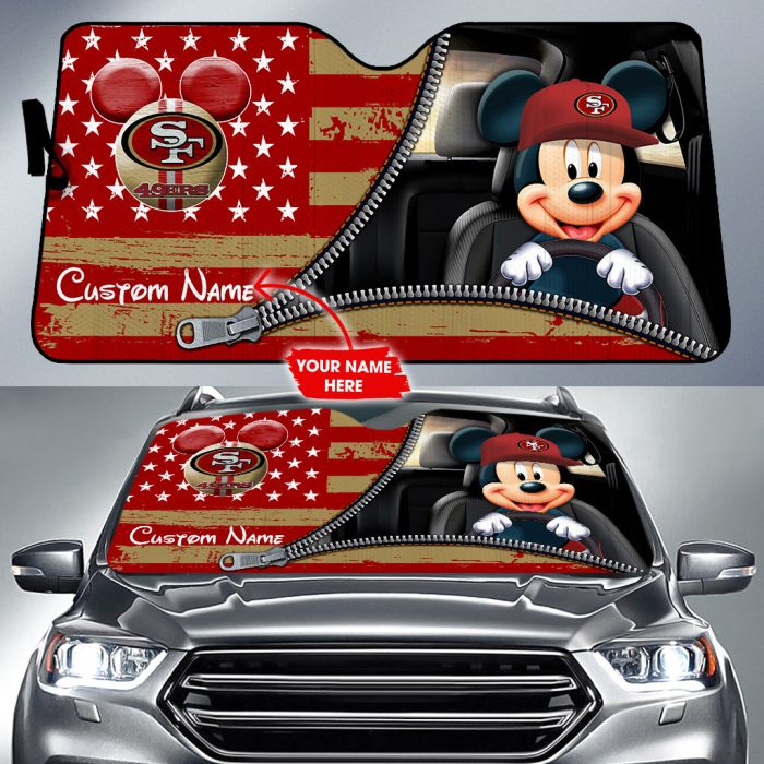 San Francisco 49ers NFL Football Team Car Sun Shade CSS0700