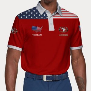 San Francisco 49ers Polo Shirt Golf Shirt 3D PLS1804