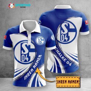 Schalke 04 Polo Shirt Golf Shirt 3D PLS2298