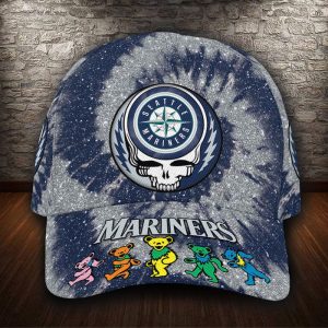 Seattle Mariners And Grateful Dead Band 3D BaseBall Cap CGI178