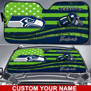 Seattle Seahawks NFL Car Sun Shade CSS0448