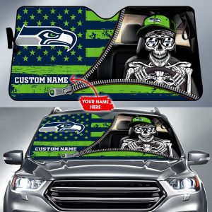Seattle Seahawks NFL Football Team Car Sun Shade CSS0703