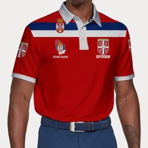 Serbia Polo Shirt Golf Shirt 3D PLS1919