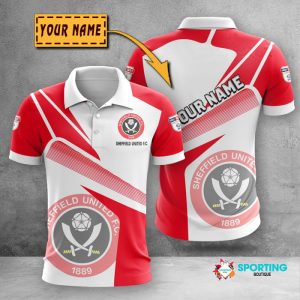 Sheffield United F.C Polo Shirt Golf Shirt 3D PLS405