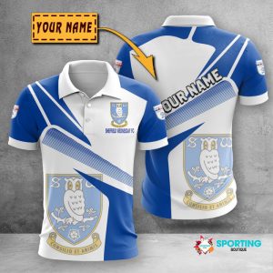 Sheffield Wednesday Polo Shirt Golf Shirt 3D PLS412