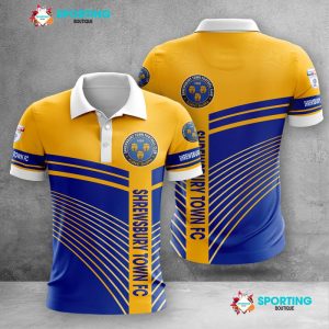 Shrewsbury Town Polo Shirt Golf Shirt 3D PLS1456