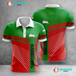 South Sydney Rabbitohs Polo Shirt Golf Shirt 3D PLS1506