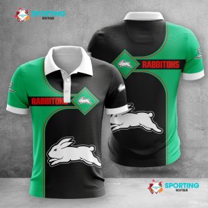 South Sydney Rabbitohs Polo Shirt Golf Shirt 3D PLS2043