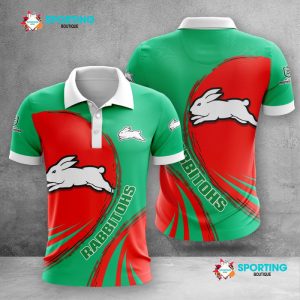 South Sydney Rabbitohs Polo Shirt Golf Shirt 3D PLS2088