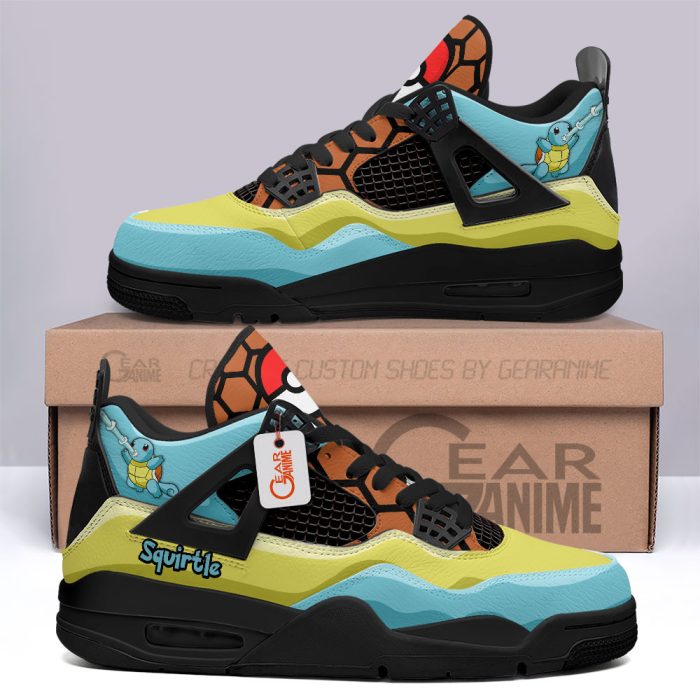 Squirtle Anime Jordan 4 Sneakers Custom Personalized Shoes JD513