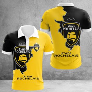 Stade Rochelais Polo Shirt Golf Shirt 3D PLS347