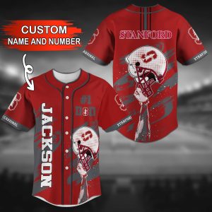Stanford Cardinal NCAA Personalized Baseball Jersey BJ1082