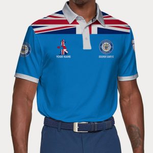 Stockport County F.C Polo Shirt Golf Shirt 3D PLS1860