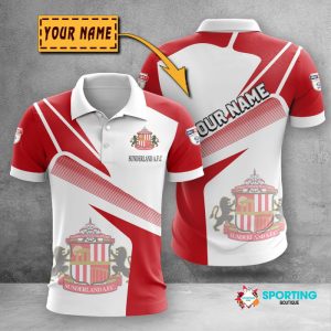 Sunderland A.F.C Polo Shirt Golf Shirt 3D PLS400