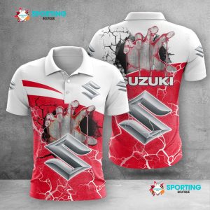 Suzuki Polo Shirt Golf Shirt 3D PLS1006