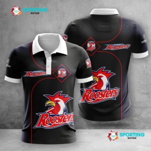 Sydney Roosters Polo Shirt Golf Shirt 3D PLS2045