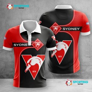 Sydney Swans Polo Shirt Golf Shirt 3D PLS1998