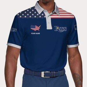 Tampa Bay Rays Polo Shirt Golf Shirt 3D PLS459