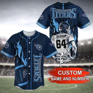 Tennessee Titans NFL Baseball Jersey Personalized Trend 2023 BJ2310