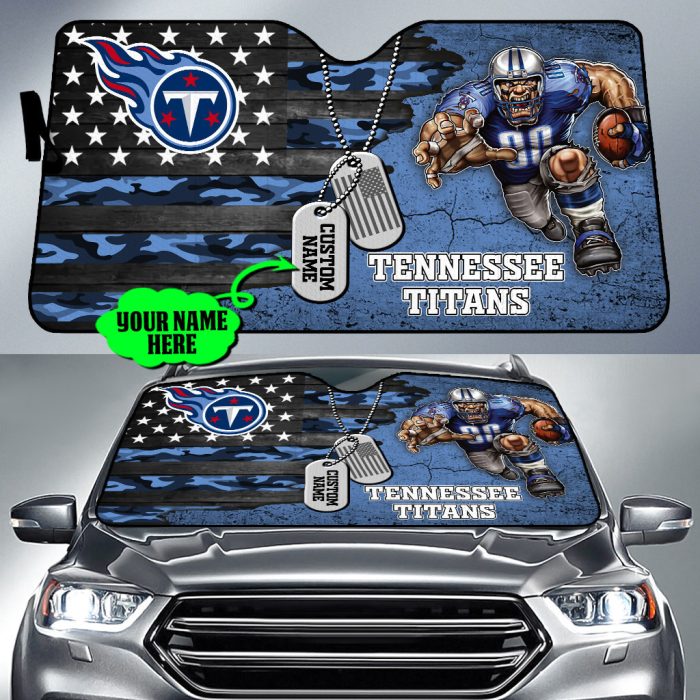 Tennessee Titans NFL Car Sun Shade CSS0528