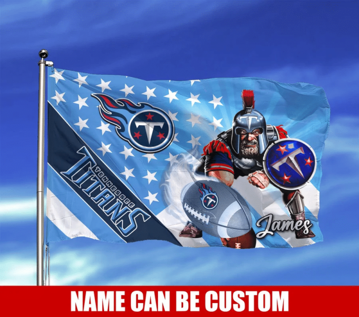Tennessee Titans NFL Fly Flag Outdoor Flag Trend 2023 Fl313