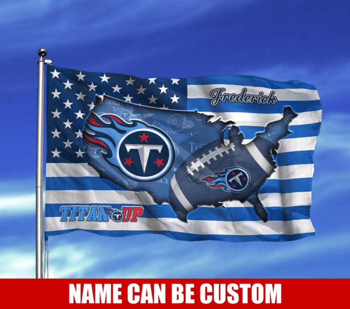 Tennessee Titans NFL Fly Flag Outdoor Flag Trend 2023 Fl317