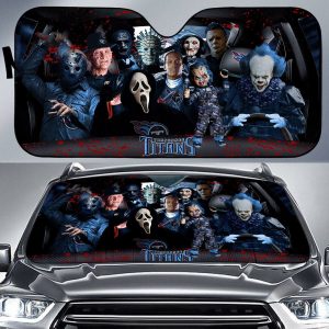 Tennessee Titans NFL Halloween Car Sun Shade CSS0631