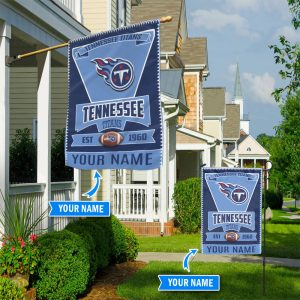 Tennessee Titans NFL Personalized Flag House and Garden HGF020