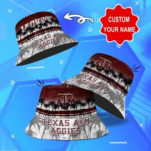 Texas A&M Aggies NCAA Bucket Hat Personalized SBH111