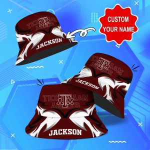 Texas A&M Aggies NCAA Bucket Hat Personalized SBH332