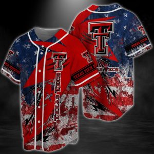 Texas Tech Red Raiders NCAA Baseball Jersey BJ1562