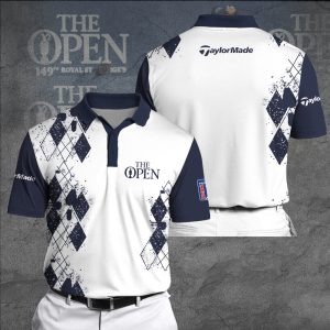 The Open Championship TaylorMade Polo Shirt Golf Shirt 3D PLS026